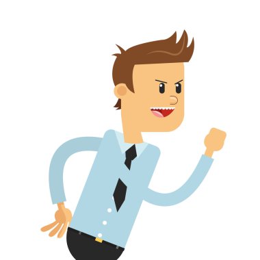 işadamı challlenging poz simgesi