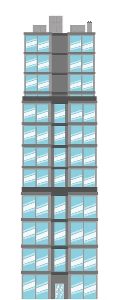 Icono de edificio alto — Vector de stock