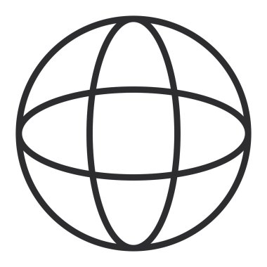 Planet earth diyagramı simgesini