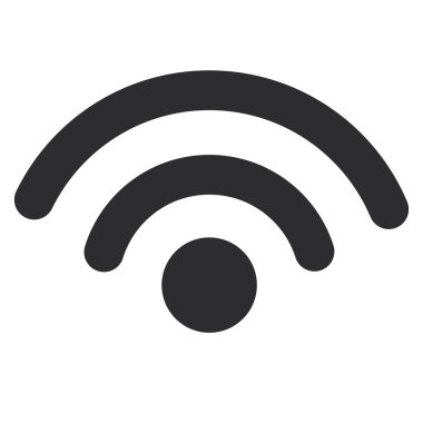 basit wifi simgesi