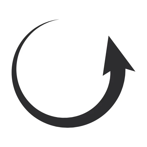 Ícone de seta circular — Vetor de Stock