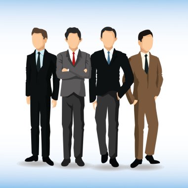 Adam avatar simgesi. İş adamları tasarım. Vektör grafiği