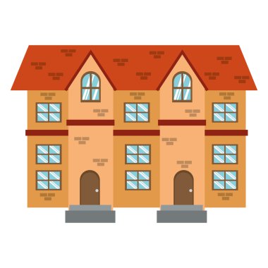 tuğla bina simgesini