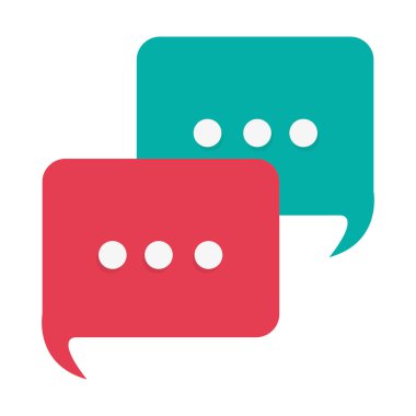 konuşma kabarcıklar nokta simgesiyle