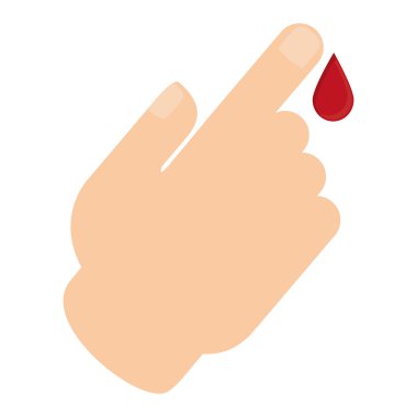 işaret parmağı kanama simgesi