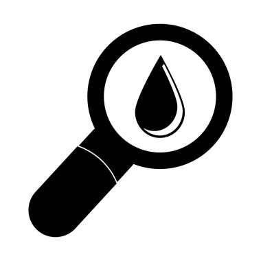 kalın tutamaç simgesi olan tek Büyüteç