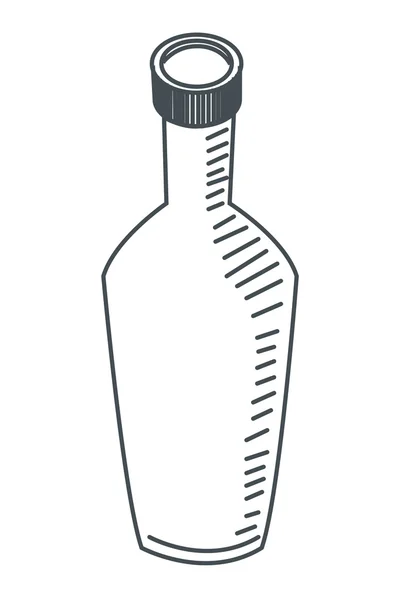 Flasklinjeikonen — Stock vektor