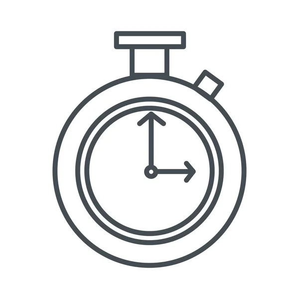 Chronometer line icon — Stock Vector