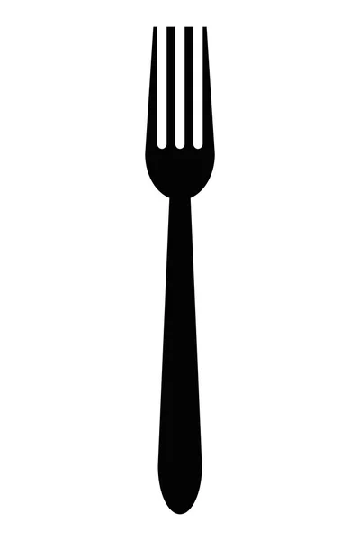 Icono de tenedor de comedor — Archivo Imágenes Vectoriales