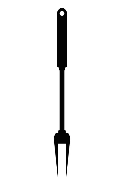 Fleisch-Gabel-Ikone — Stockvektor