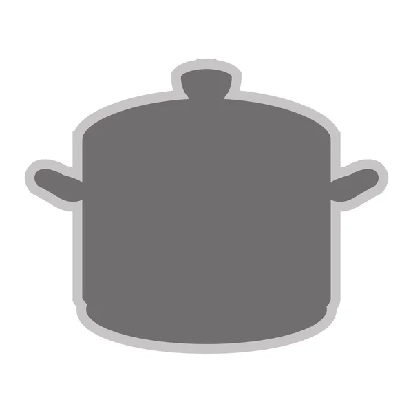 Cooking pot icon — Stock Vector