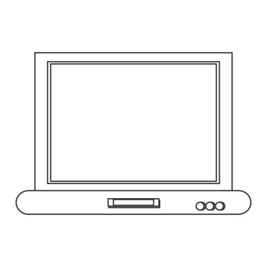 dizüstü frontview simgesi