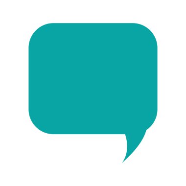 kare içinde konuşma balonu simgesinin