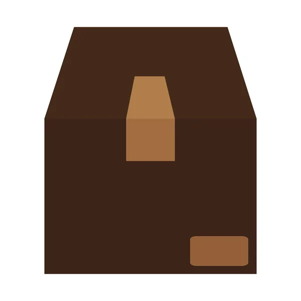 棕色的盒子图标 — 图库矢量图片