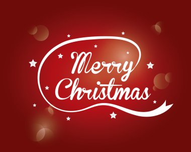 Dekorasyon simgesi. Neşeli Noel tasarım. Vektör grafiği