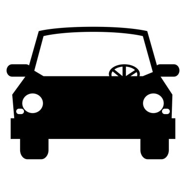 Ayrıntılar simgesi olan araba