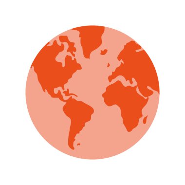 su ve toprak simgesi arasında ayrım ile dünya Küre