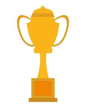 Sarı trophy Kupası simgesi