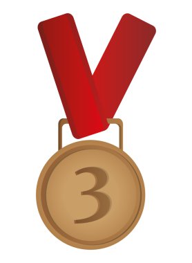 üçüncü ödül madalya simgesi yerleştir