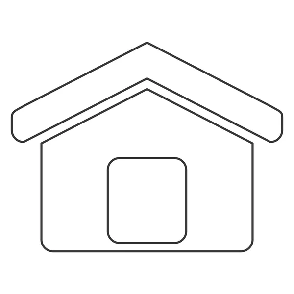 House pictogram icon — Stock Vector