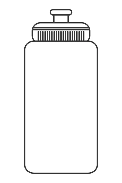 Esportes ícone garrafa de água —  Vetores de Stock