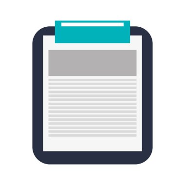 Pano ile kağıt simgesi