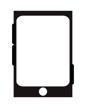 cep telefonu dokunmatik ekran simgesi