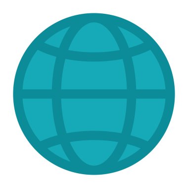 Dünya küre diyagram simgesi