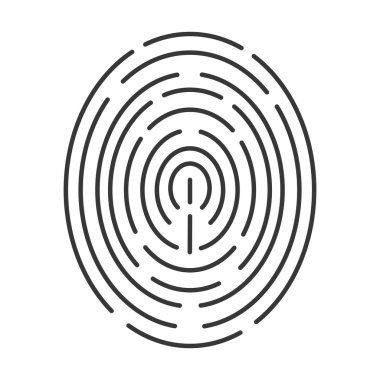 Parmak izi satırı simgesi