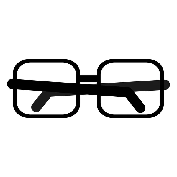 Marco cuadrado gafas icono — Vector de stock