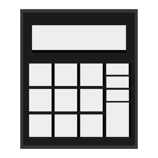 Icono de calculadora simple — Vector de stock