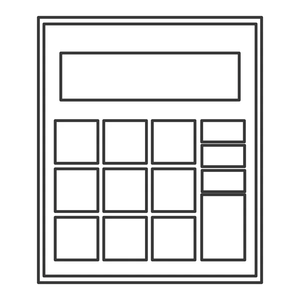 Icono de calculadora simple — Vector de stock