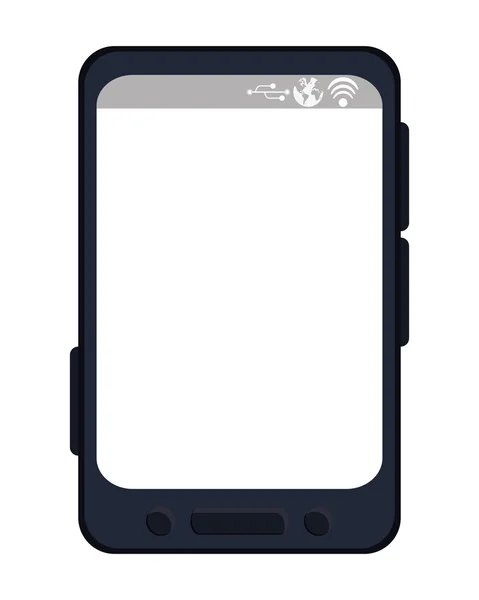 Handy mit Touchscreen-Symbol — Stockvektor