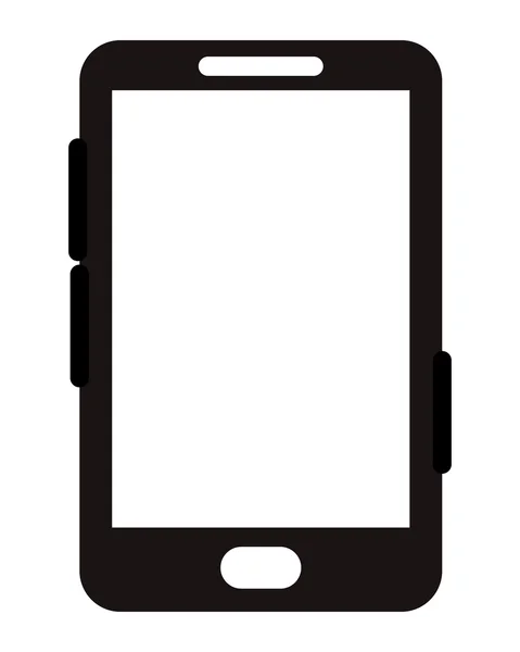 Mobiele telefoon met touchscreen pictogram — Stockvector