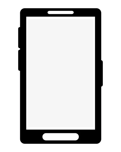 Teléfono móvil con icono de pantalla táctil — Archivo Imágenes Vectoriales
