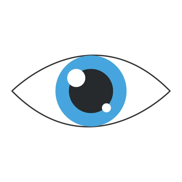 Icono de ojo único — Archivo Imágenes Vectoriales
