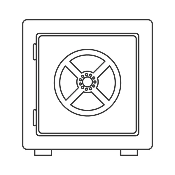 Ícone de caixa segura —  Vetores de Stock