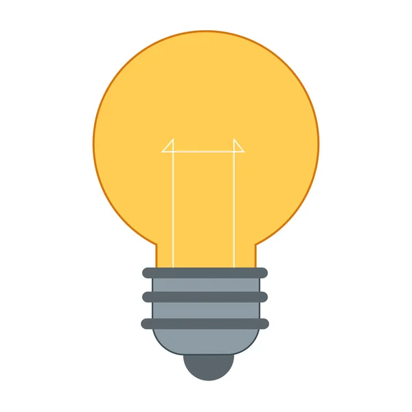 Colored lightbulb icon — Stock Vector