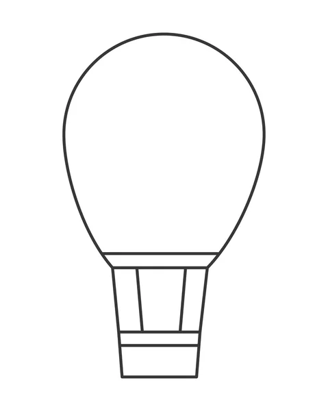 Icône de montgolfière — Image vectorielle