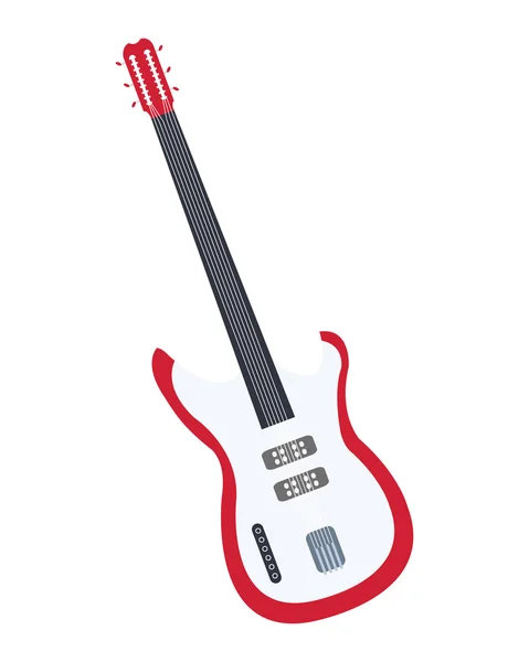 Ícone de guitarra elétrica — Vetor de Stock