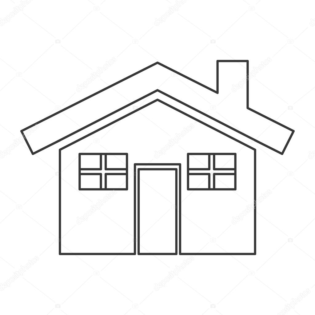 House Pictogram Icon Stock Vector C Jemastock 115797036