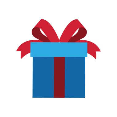 Hediye kutusu ile yay simgesi