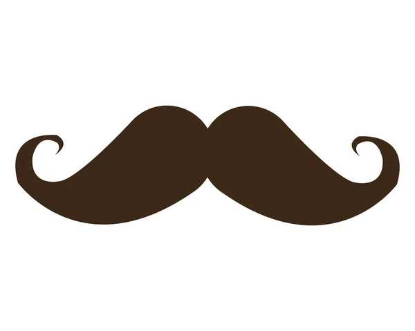 Bigote rizado icono — Archivo Imágenes Vectoriales