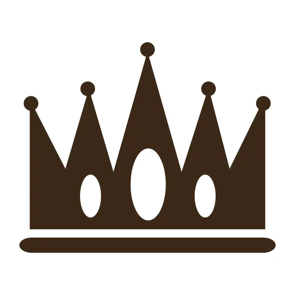 Icône couronne bijoux — Image vectorielle