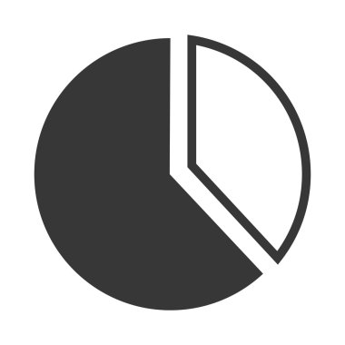 Pasta grafiği grafik simgesi