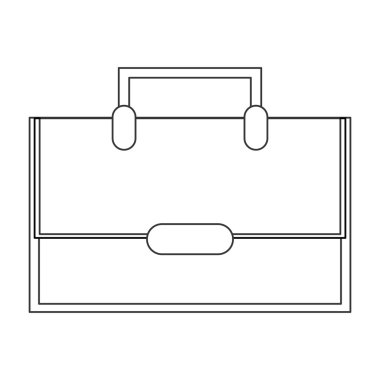 çanta bavul iş satırı simgesi
