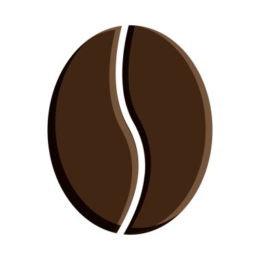 Simge kahve kahverengi fasulye