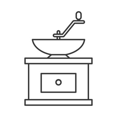 Eziyet kahve makinesi simgesini