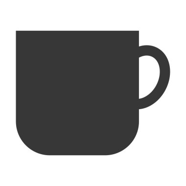 İçecek cam sıcak içecekler simgesi