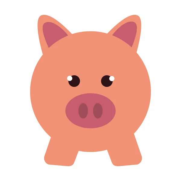 Sparschwein Geld sparen — Stockvektor